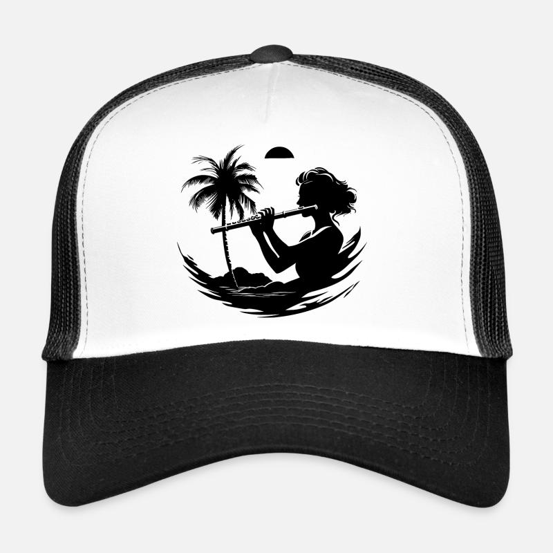 Graphic Flutist Trucker Cap
