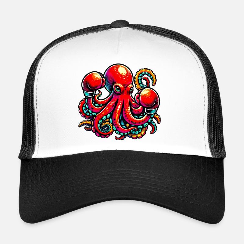 Pieuvre Casquette trucker 