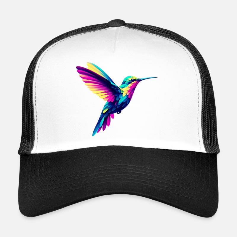 Kolibri - Trucker Cap - Weiß/Schwarz