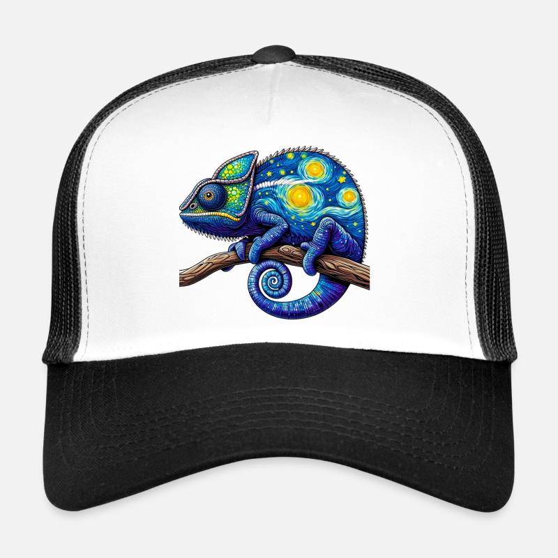 Chamäleon - Trucker Cap - Weiß/Schwarz