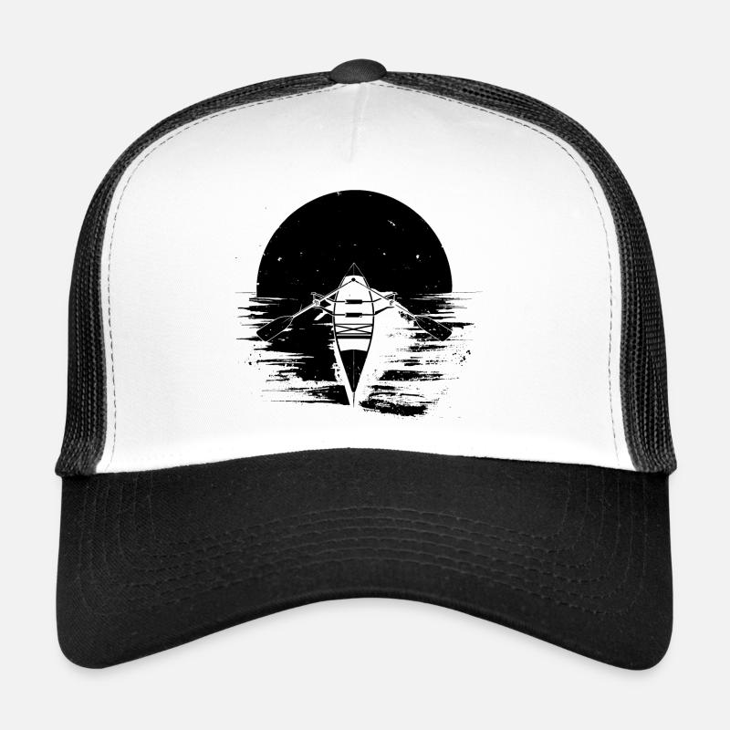 Dessin de bateau à rames Casquette trucker 