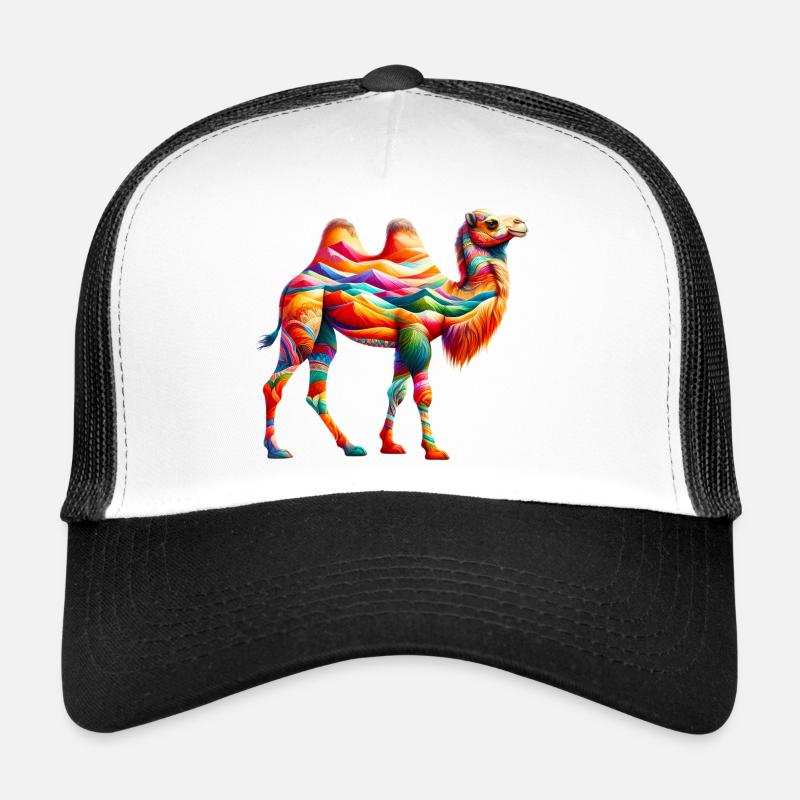 Kamel - Trucker Cap - Weiß/Schwarz