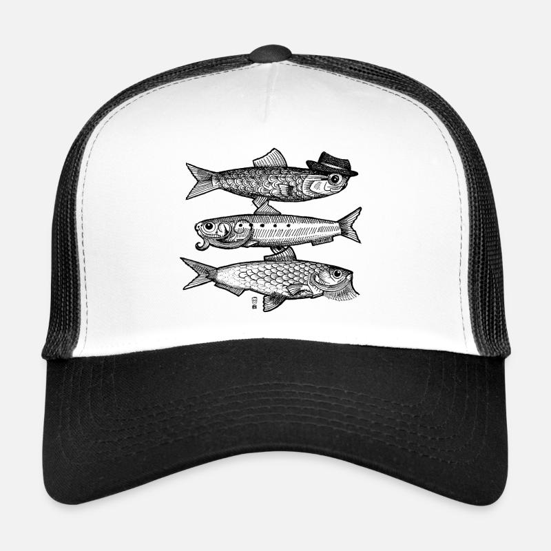 3 Poissons Casquette trucker 