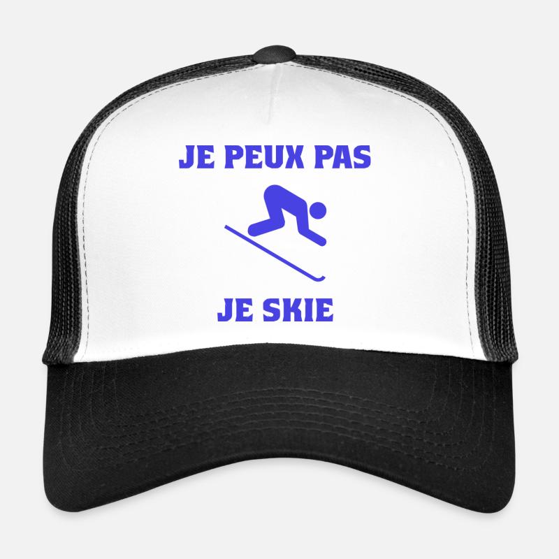 I CAN'T. SKI. MOUNTAIN. RACKET. SNOW Trucker Cap