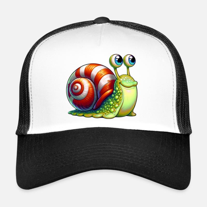Escargot Casquette trucker 