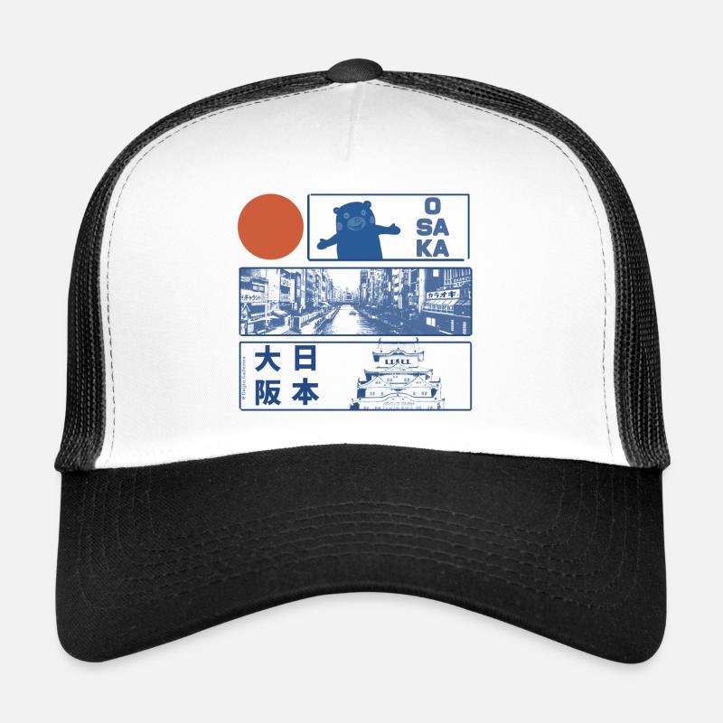 Osaka Japan Mono Trucker Cap