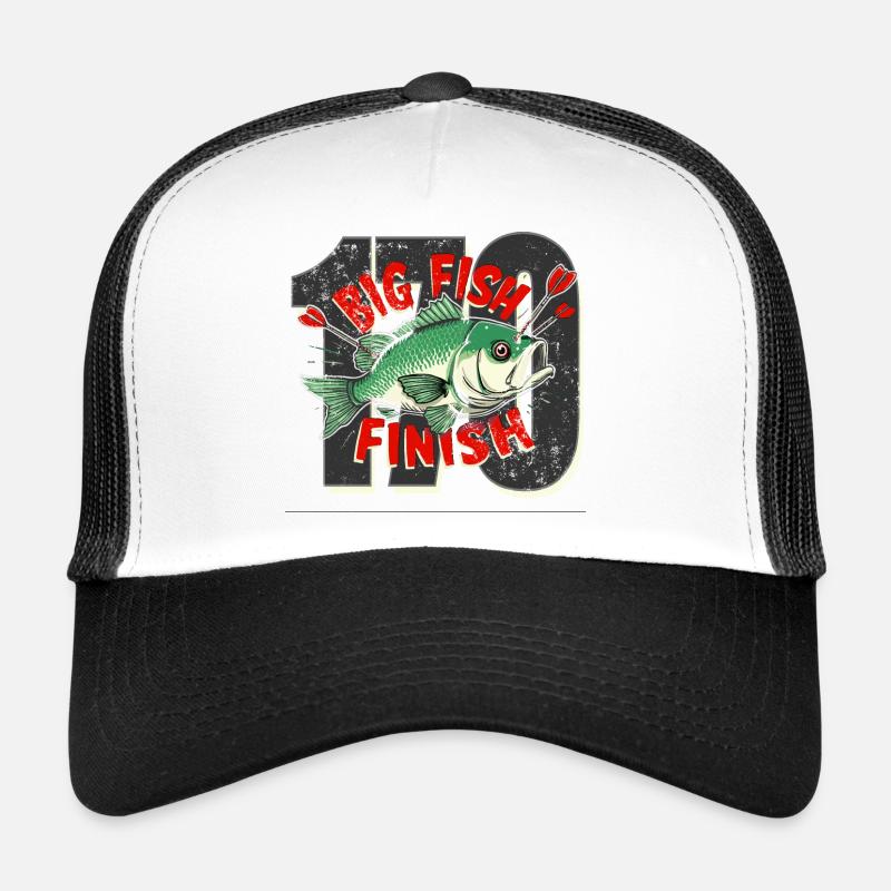 darts big fish Finish Checkout Trucker Cap