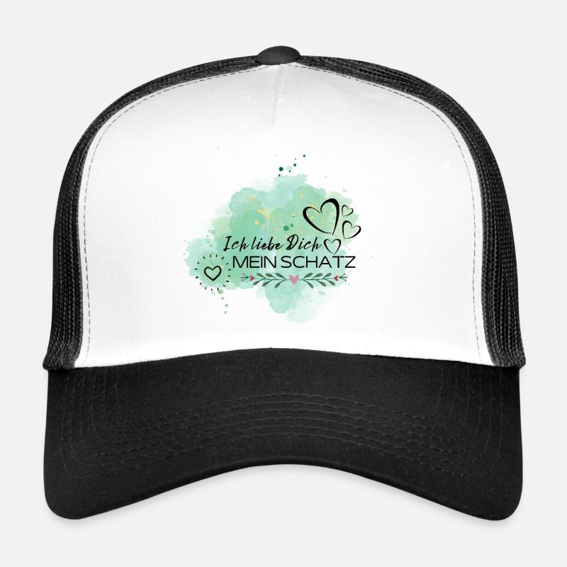 Ich liebe Dich Trucker Cap
