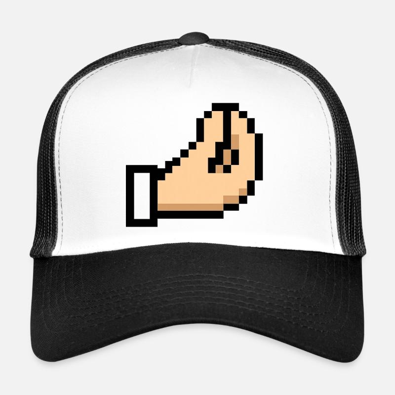 Pixel main curseur design Italia Casquette trucker 