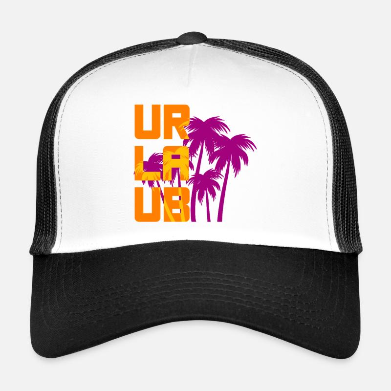 Holiday Palm Trees Holidays Summertime Beach Fun Trucker Cap