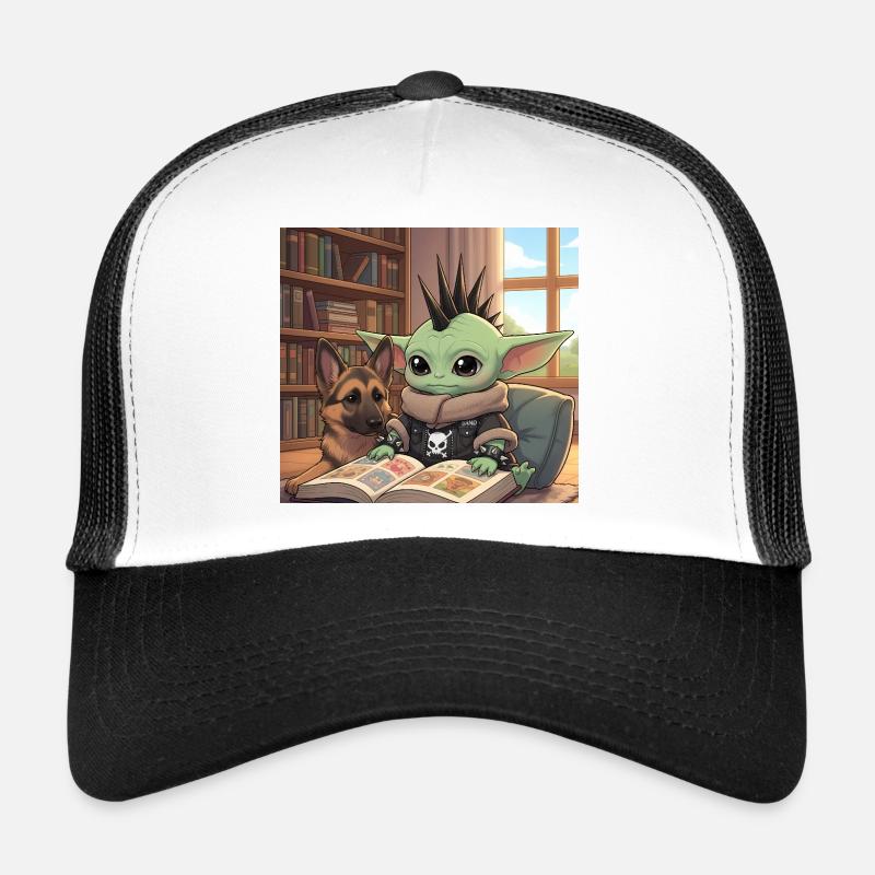 Fantasievolles Mythos mit Grimoire Trucker Cap