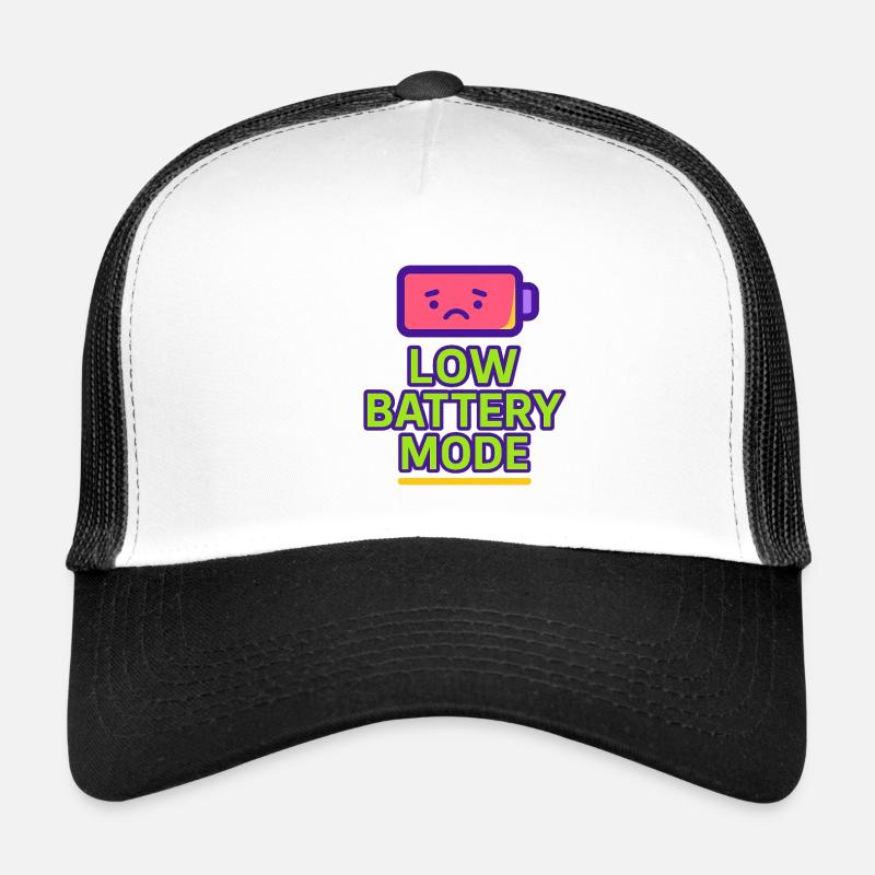 Mode batterie faible Casquette trucker 