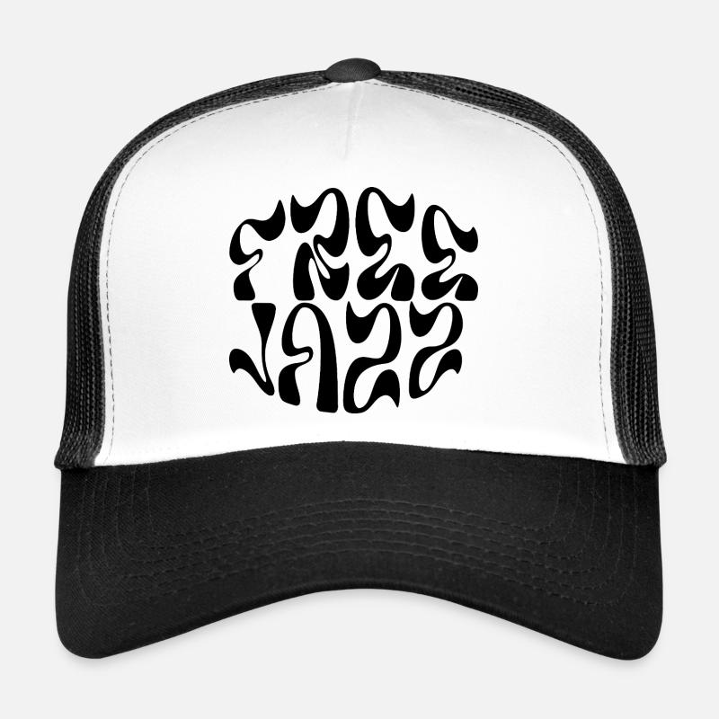 Free Jazz logo design Trucker Cap