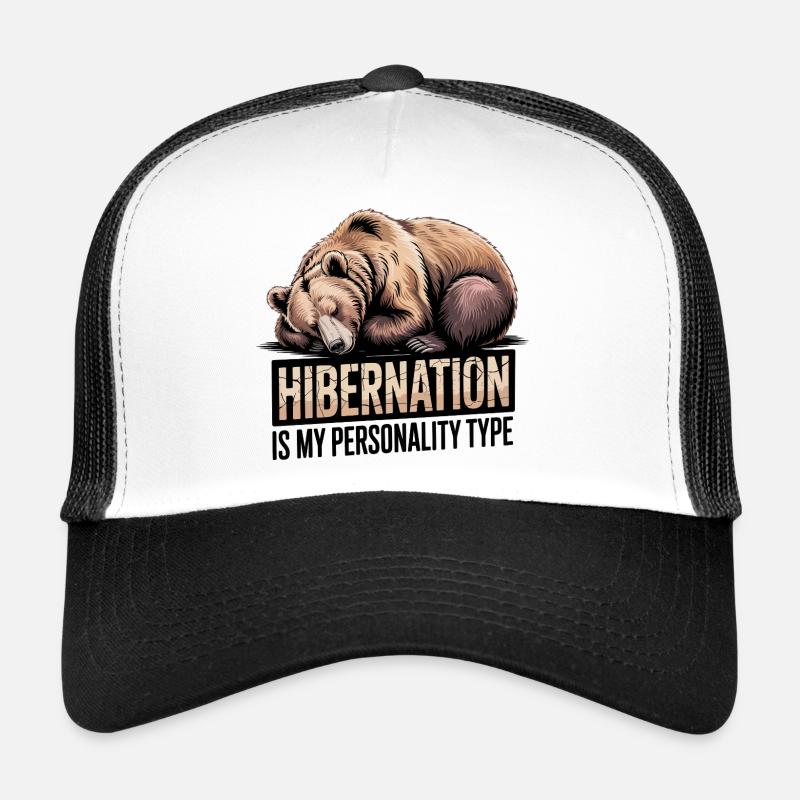 Winterschlaf Bär Trucker Cap