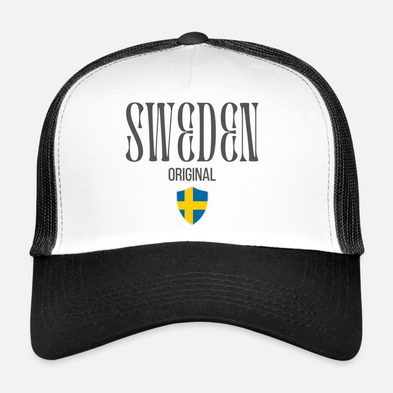 Né en Suède, originaire de Suède Casquette trucker 