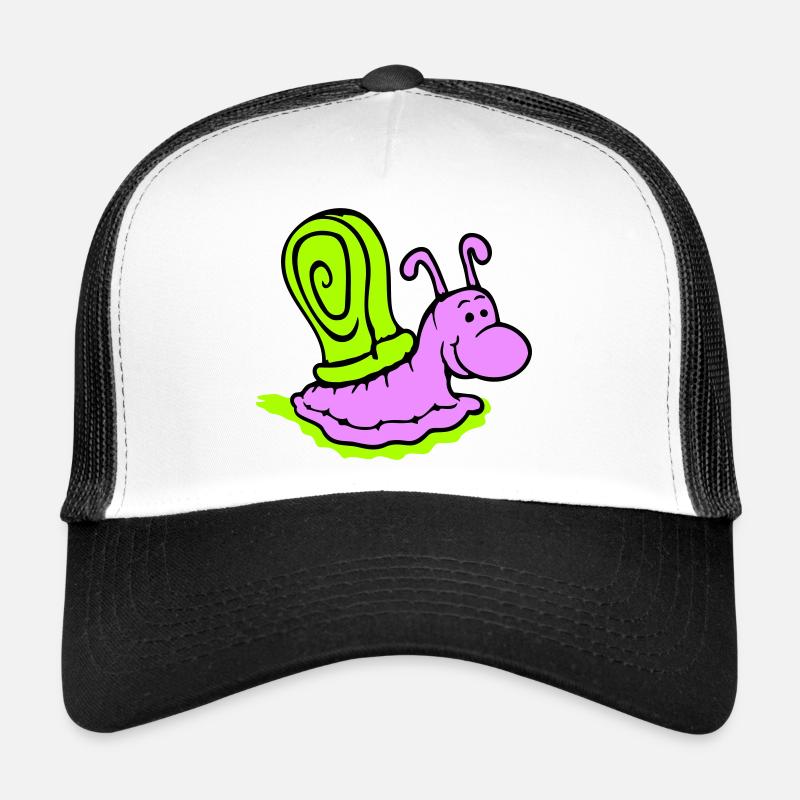 Escargot Slime Trail Mignon Mignon Heureux Cool Casquette trucker 