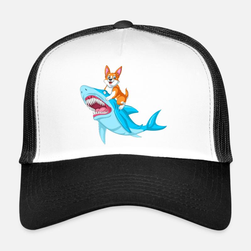 Corgi-Reithai lustiges Tierhemd Trucker Cap