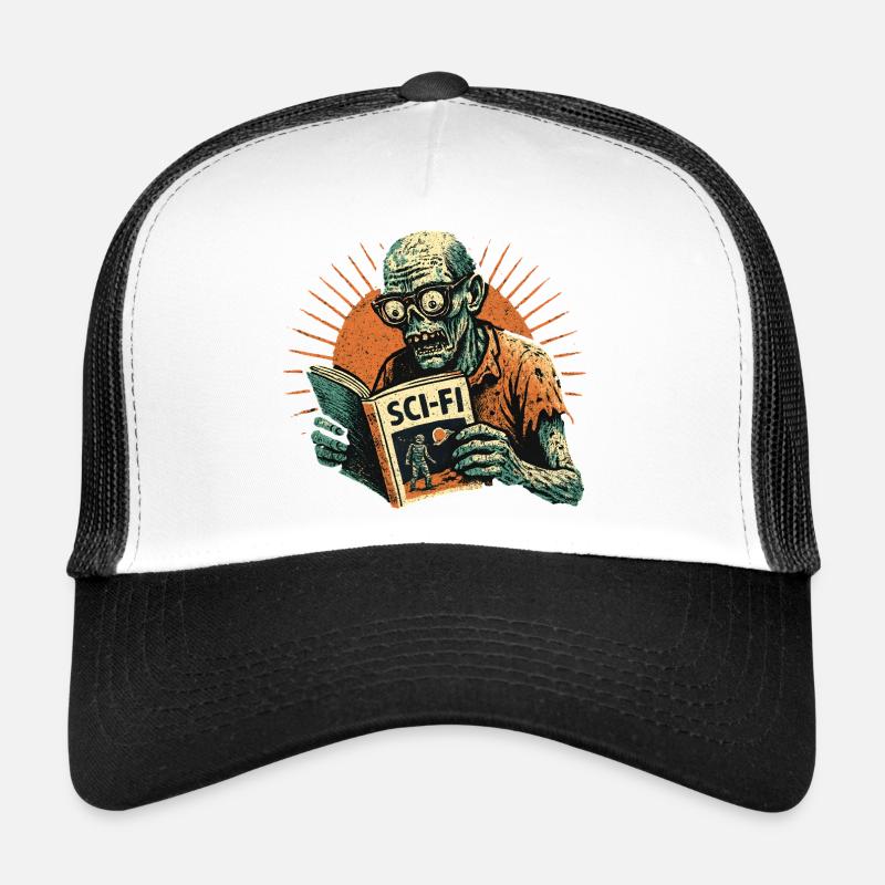 Zombie Retro SciFi Player Trucker Cap