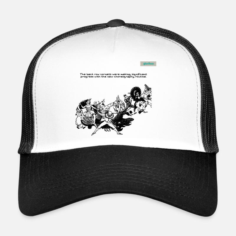 PARODIE DE LA RANGÉE ARRIÈRE design 001 Casquette trucker 