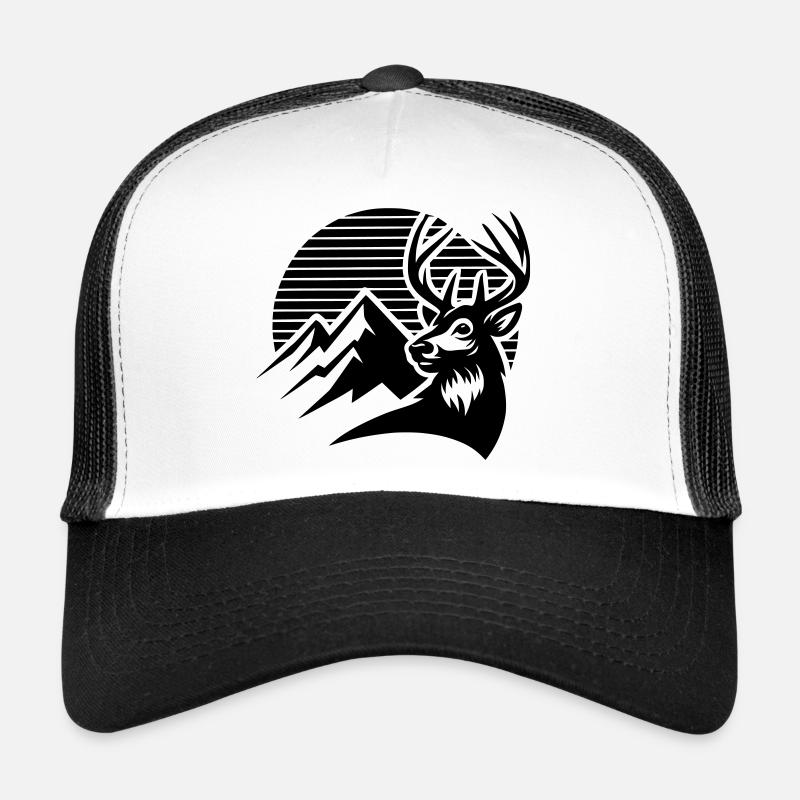 Cerf des Alpes Casquette trucker 