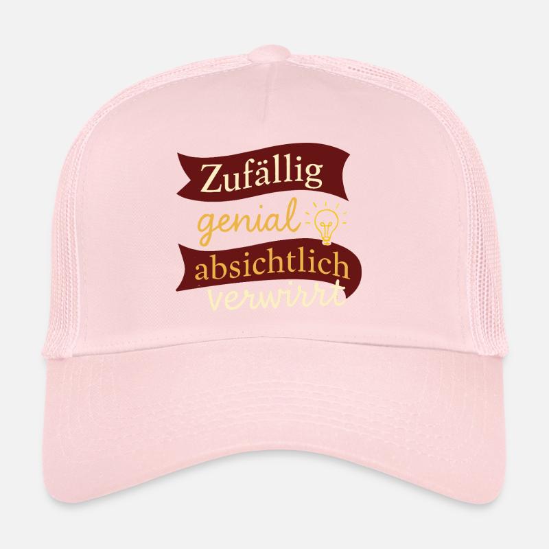 Accidentally brilliant – intentionally confused Trucker Cap