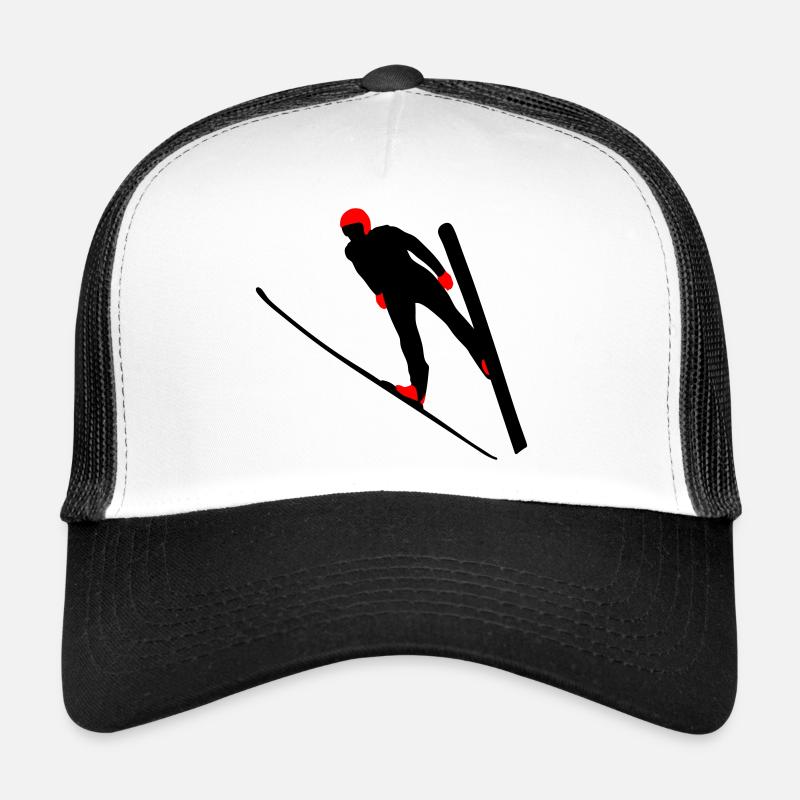 Tremplin de saut à ski Casquette trucker 