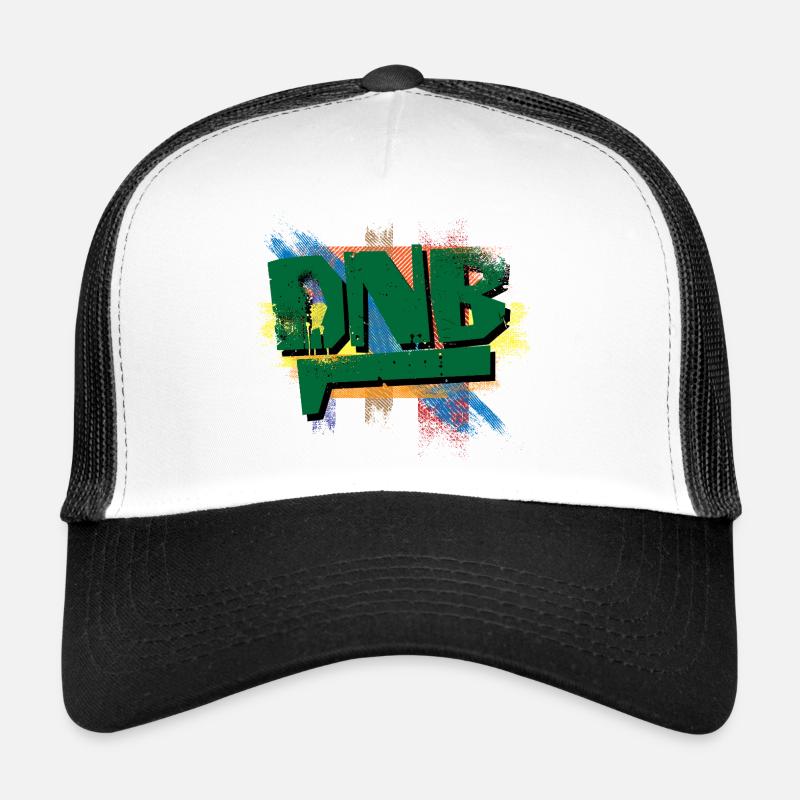 Explosion de graffitis DNB Casquette trucker 