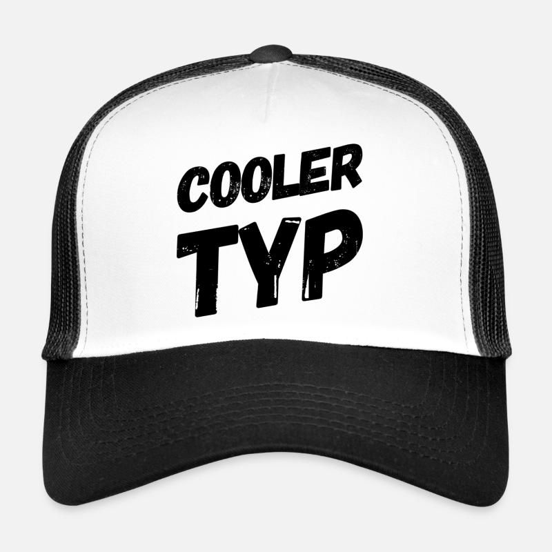 So sieht ein cooler Typ aus Trucker Cap