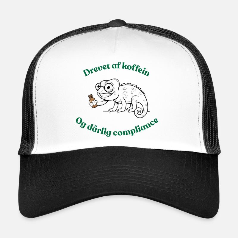 Angetrieben von Koffein - Lustiges Design Trucker Cap
