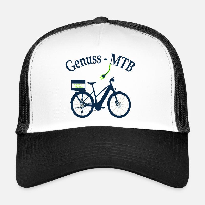 E-MTB-Damen - Trucker Cap - Weiß/Schwarz