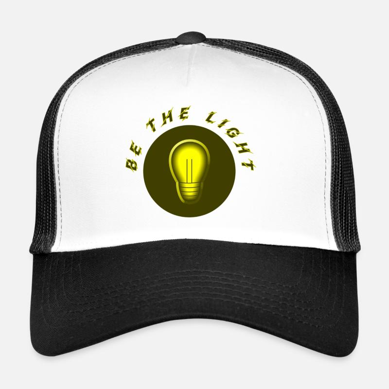 Lichtidee Lampe Icon Gelb Kreis be the light Trucker Cap