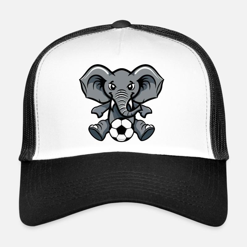 Elefant mit Fußball Trucker Cap