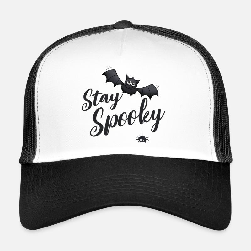 Stay Spooky Bat Trucker Cap