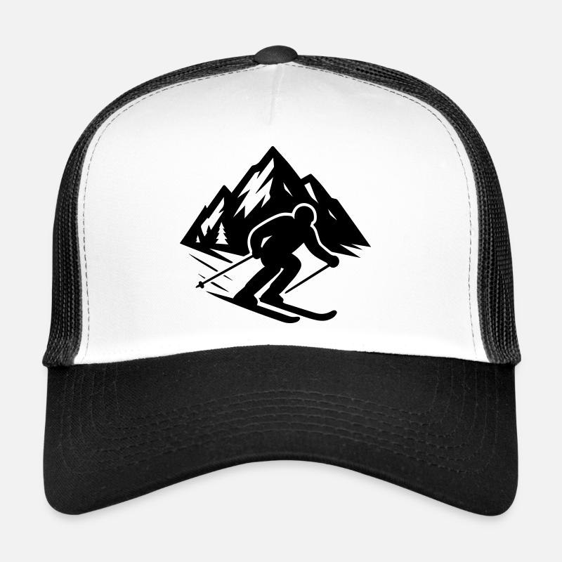Montagnes de ski Casquette trucker 