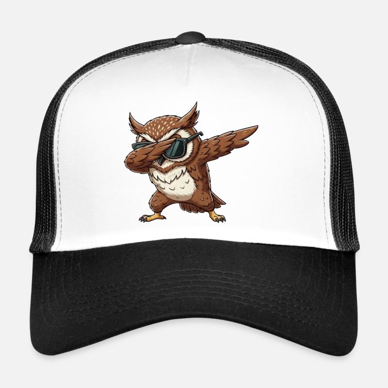 Coole Cartoon Eule Dabbing Waldkauz Dab Trucker Cap