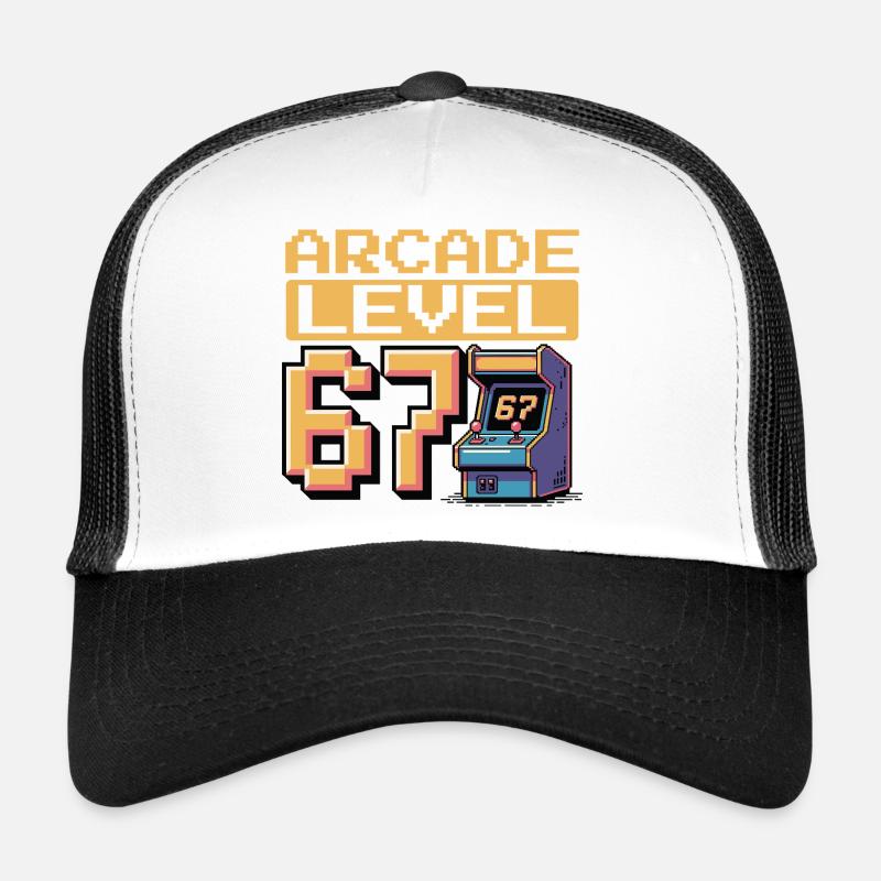 Arcade Level 67 Pixel Art Casquette trucker 