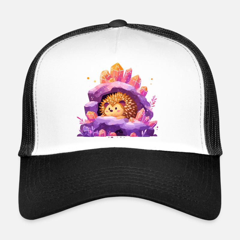 Crystal Cave Hedgehog Idyll Trucker Cap