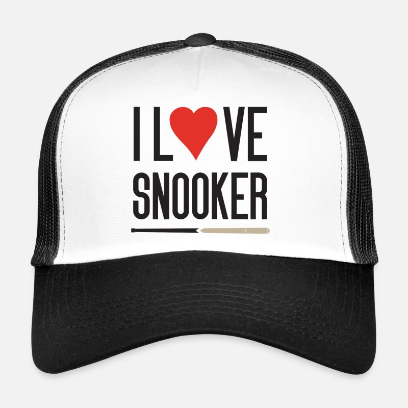 J’adore le snooker Casquette trucker 