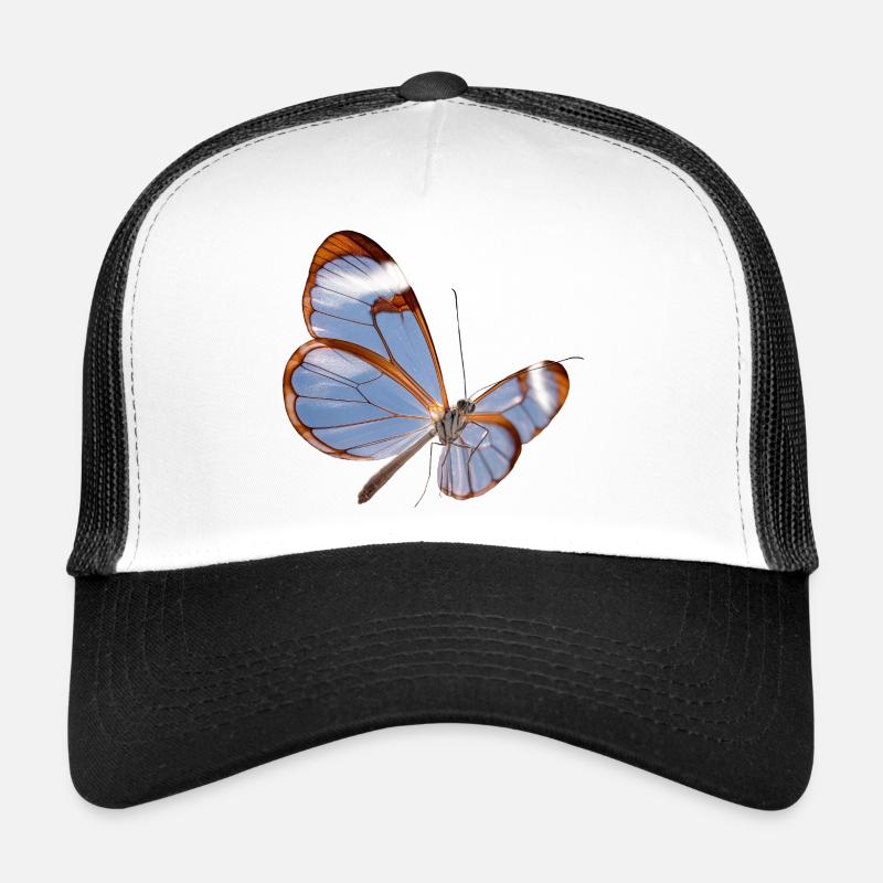 Glasflügler Schmetterling Transparent Design Trucker Cap
