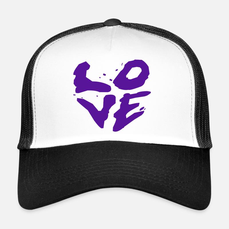 Love Statement Urban Typografie Trucker Cap