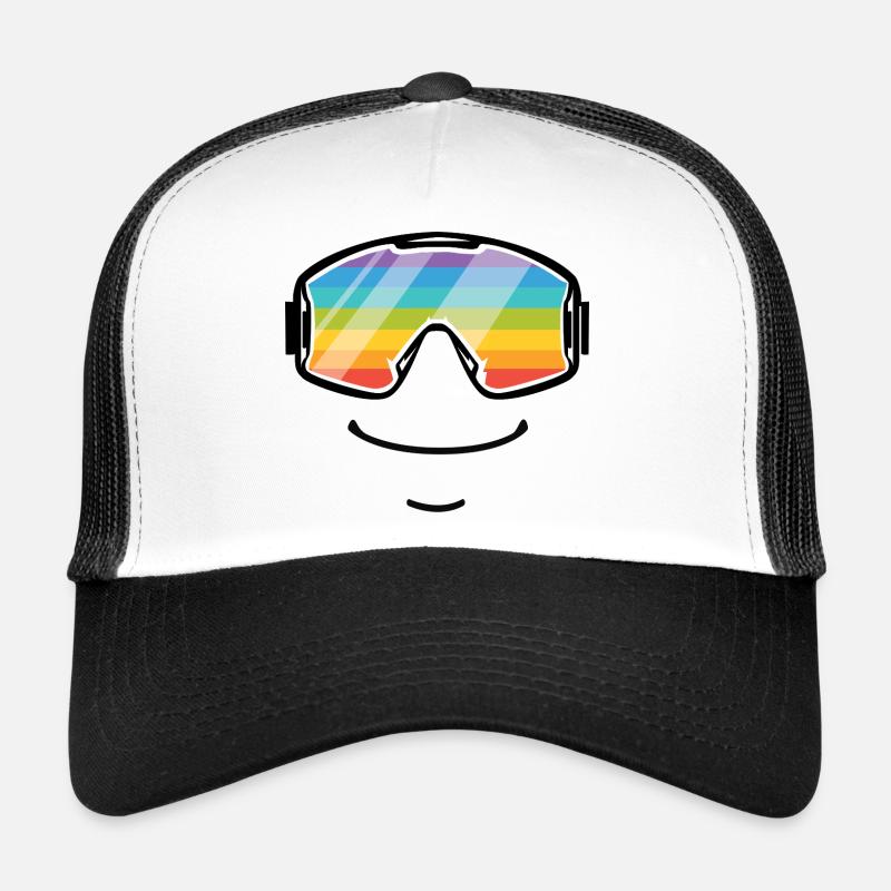 Skibrille Regenbogen Smile Apres-Ski Trucker Cap