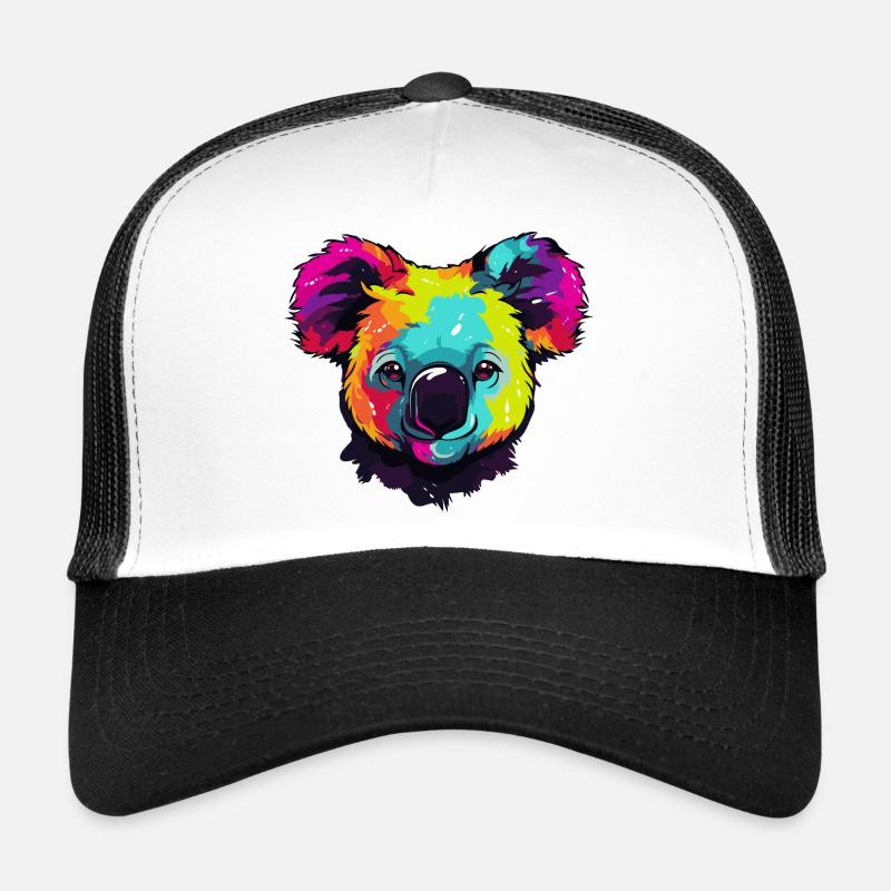 Bunter Koala Popkunst Trucker Cap