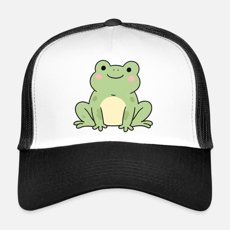 Grenouille Grenouille Crapaud Vert Charm Design Casquette trucker 