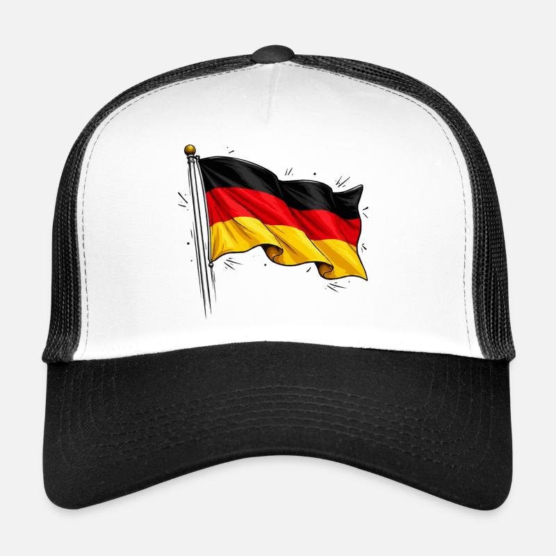 Drapeau allemand Casquette trucker 