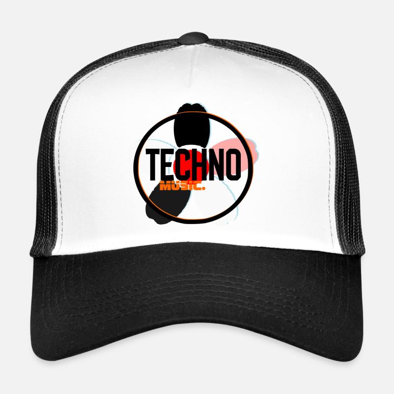 Logo du Cercle de la Musique Techno Casquette trucker 
