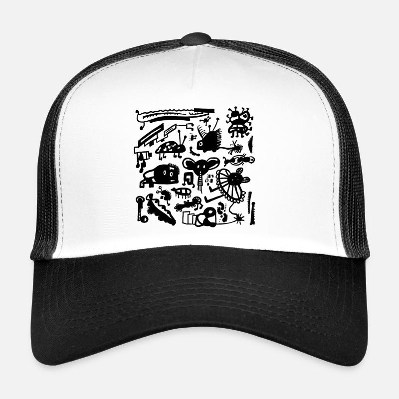 Collage fictif de la faune sauvage Casquette trucker 