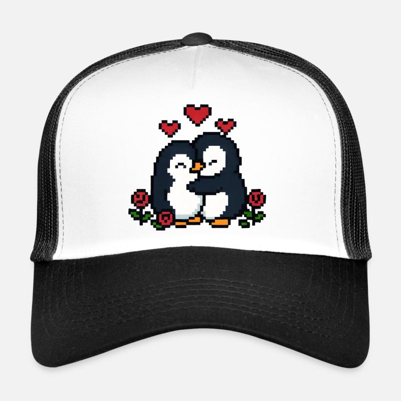 Pixel Pinguin Trucker Cap