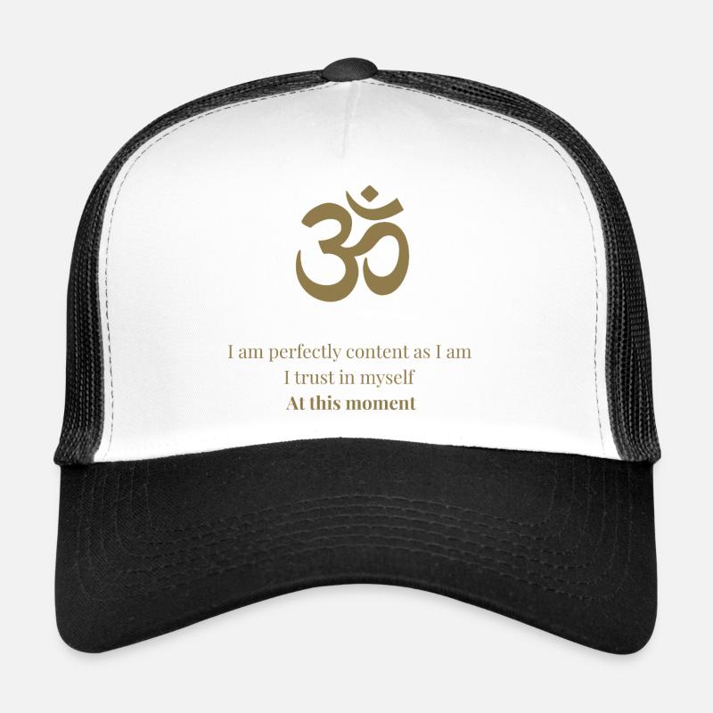 OM Mantra – I am perfectly content Trucker Cap