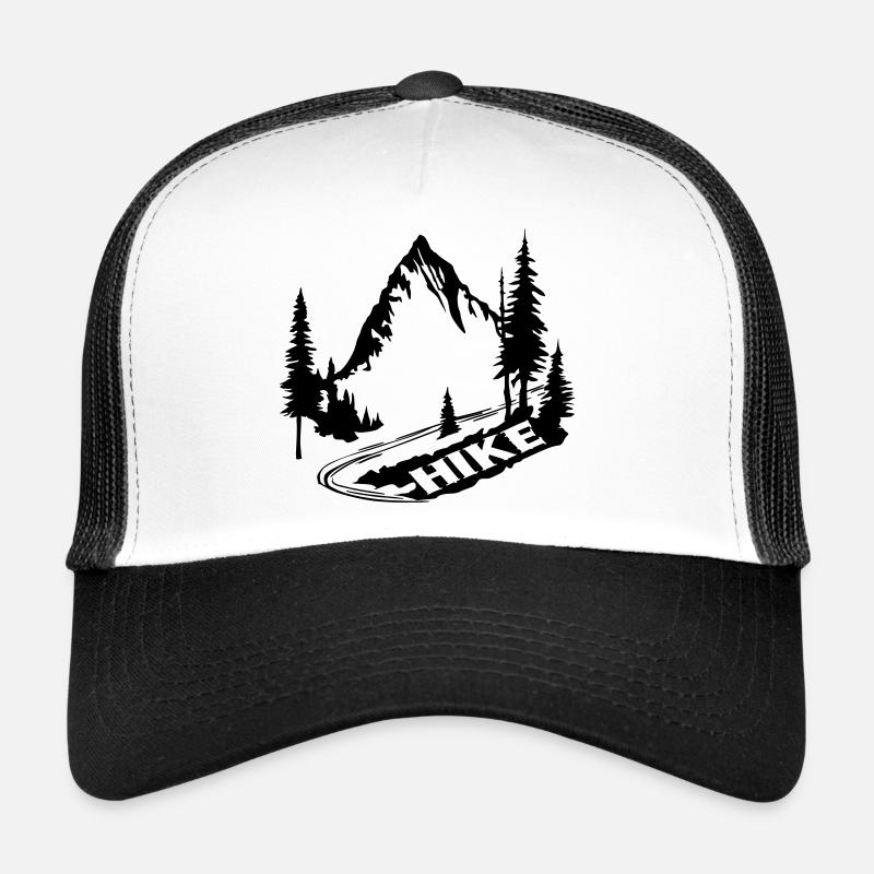 Wanderweg [Schwarz] Trucker Cap