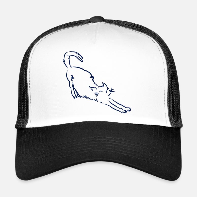 Cat stretches Trucker Cap